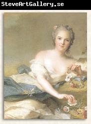 Jean Marc Nattier Anne Henriette of France represented as Flora